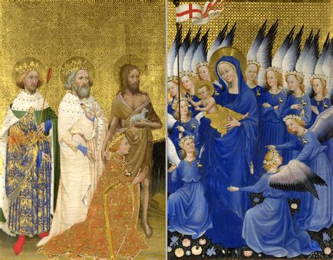  A The Wilton Diptych: Uma Exploração Fascinante da Fé e da Realidade na Pintura Medieval